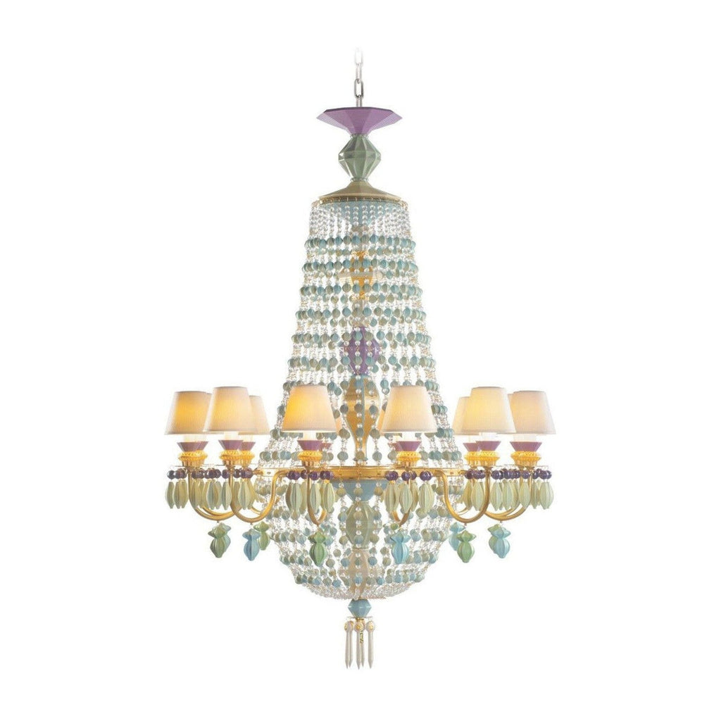12-Light Porcelain Tulip Chandelier / Default Title