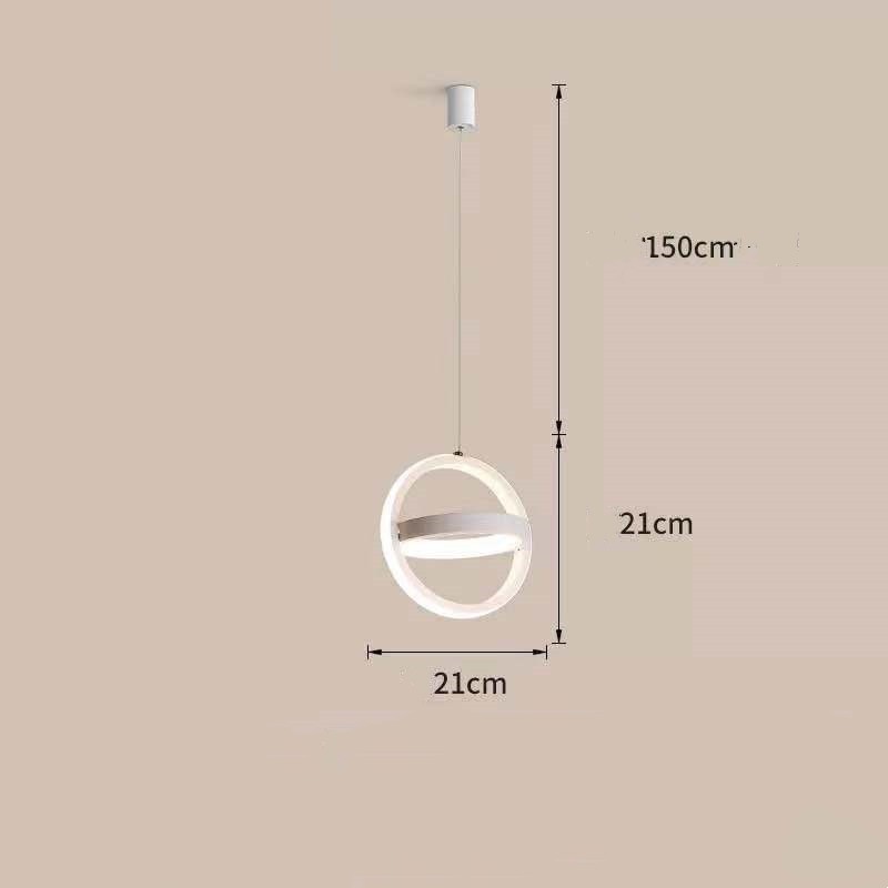 Nordic Single Head Geometric Pendant Light