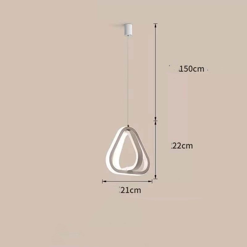 Nordic Single Head Geometric Pendant Light