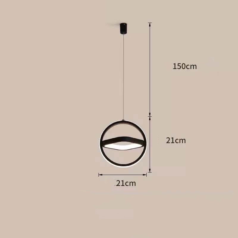 Nordic Single Head Geometric Pendant Light