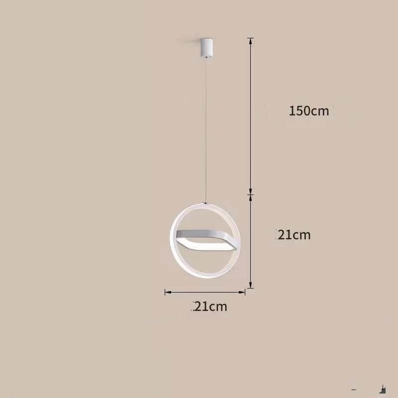 Nordic Single Head Geometric Pendant Light
