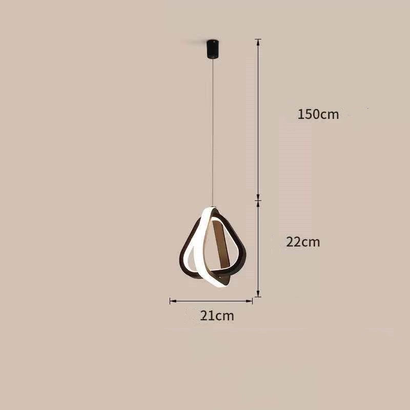 Nordic Single Head Geometric Pendant Light