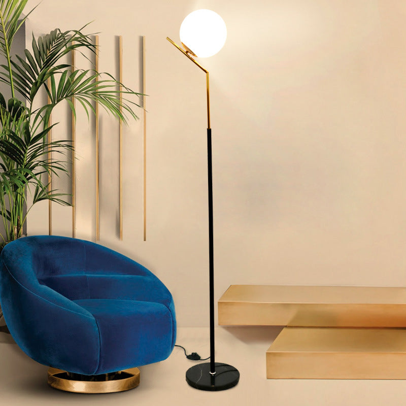 Black Nordic Floor Lamp / Tmall Genie Voice / 7W LED / AU