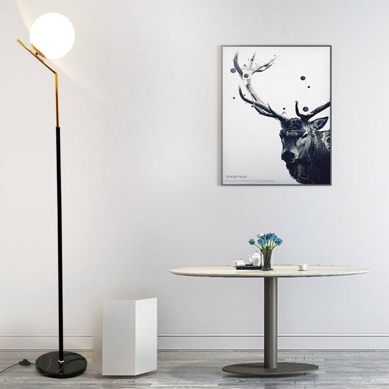 Black Nordic Floor Lamp / Tmall Genie Voice / 7W LED / EU