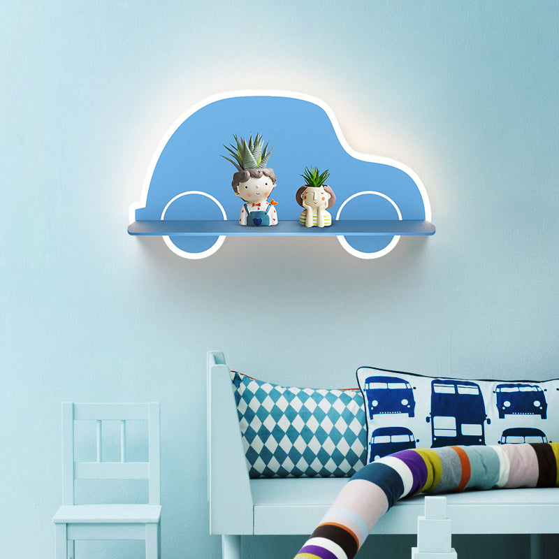 Cartoon 12W Tri-Colour LED Wall Light / Aircraft / Threecolor dimming