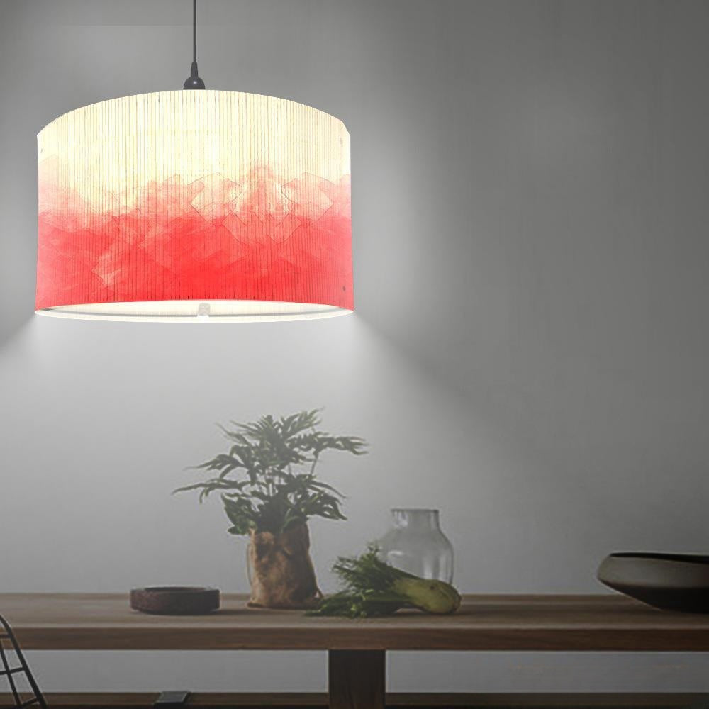 European Watercolour Bamboo Lampshade