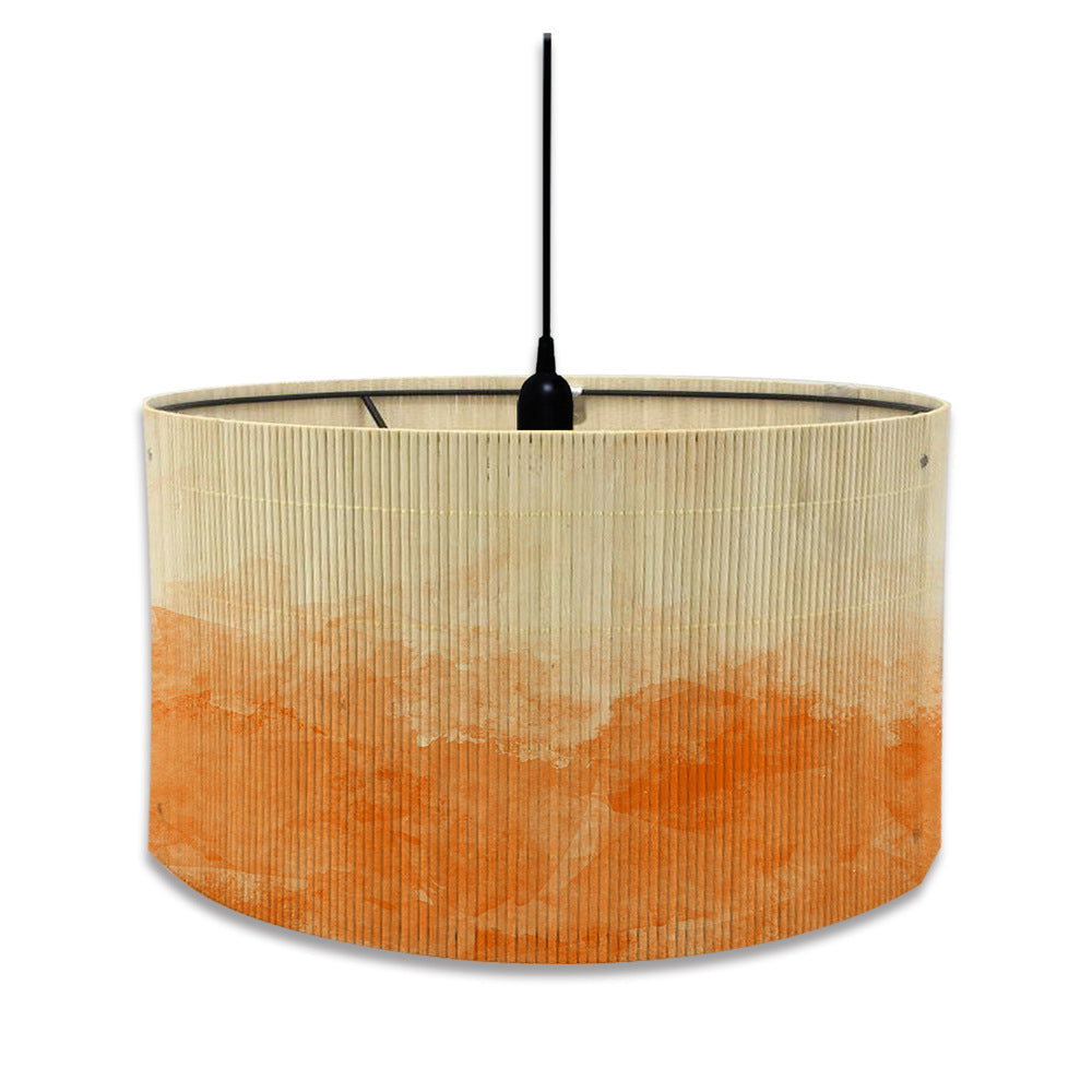European Watercolour Bamboo Lampshade