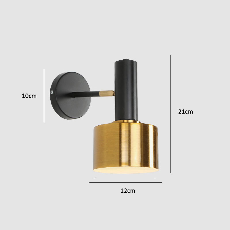 Modern Iron Bedside Wall Light