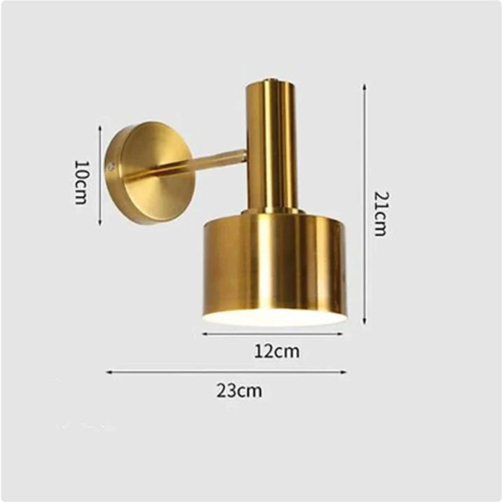 Modern Iron Bedside Wall Light