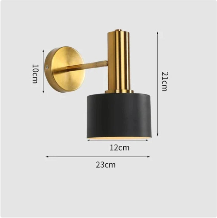 Modern Iron Bedside Wall Light