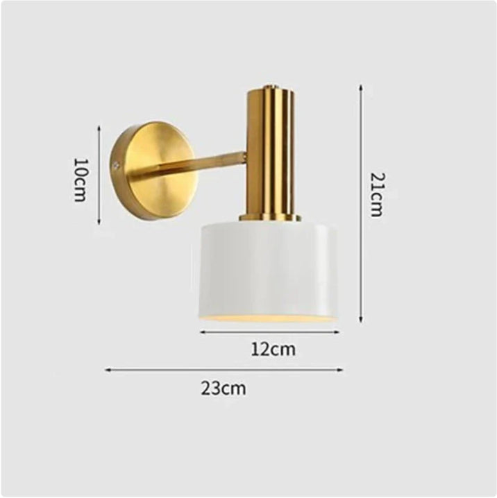 Modern Iron Bedside Wall Light