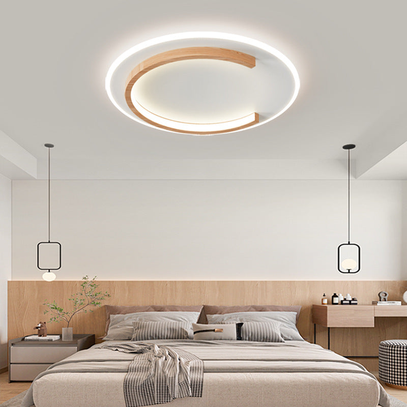 Nordic Log Round LED Ceiling Light