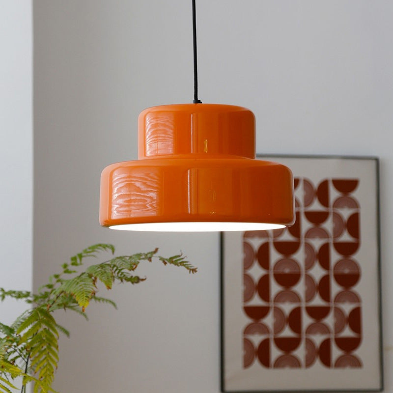 Mid-Century Orange Nordic Pendant Light