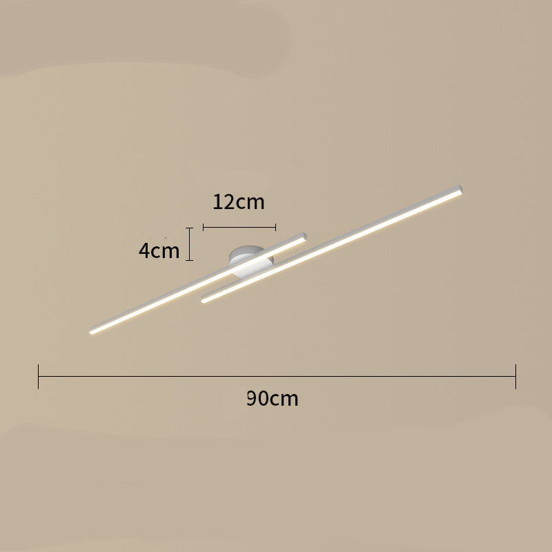 Minimalist Linear LED Aisle Ceiling Light