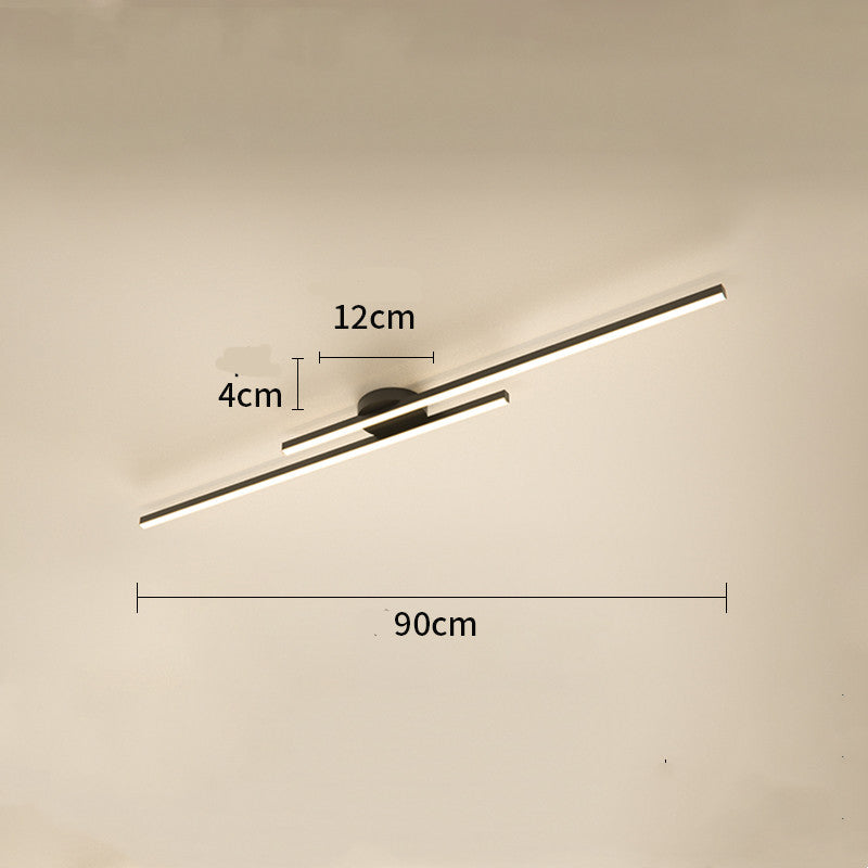 Minimalist Linear LED Aisle Ceiling Light