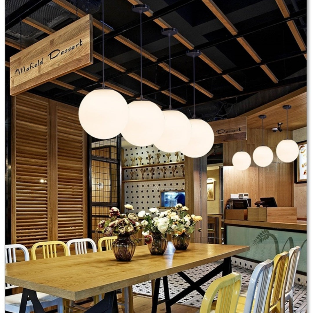 Modern Single Globe Pendant Light
