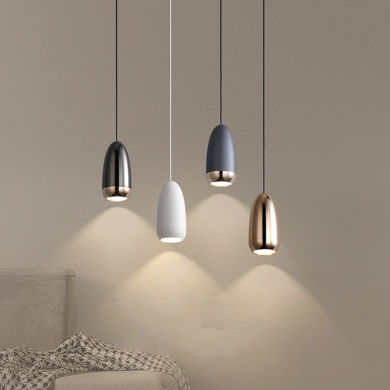 Modern Bullet Pendant Bedside Light