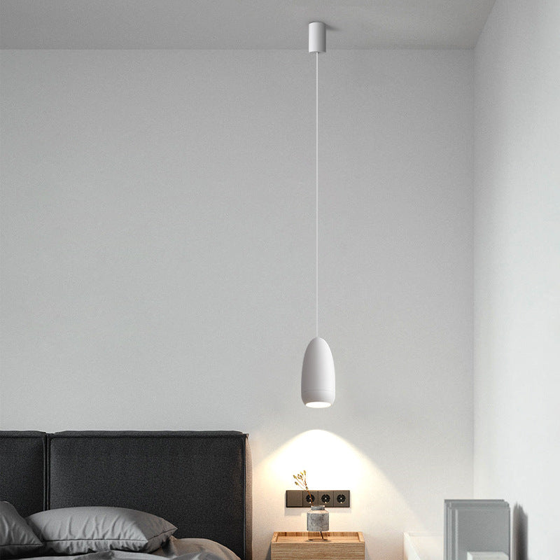 Modern Bullet Pendant Bedside Light