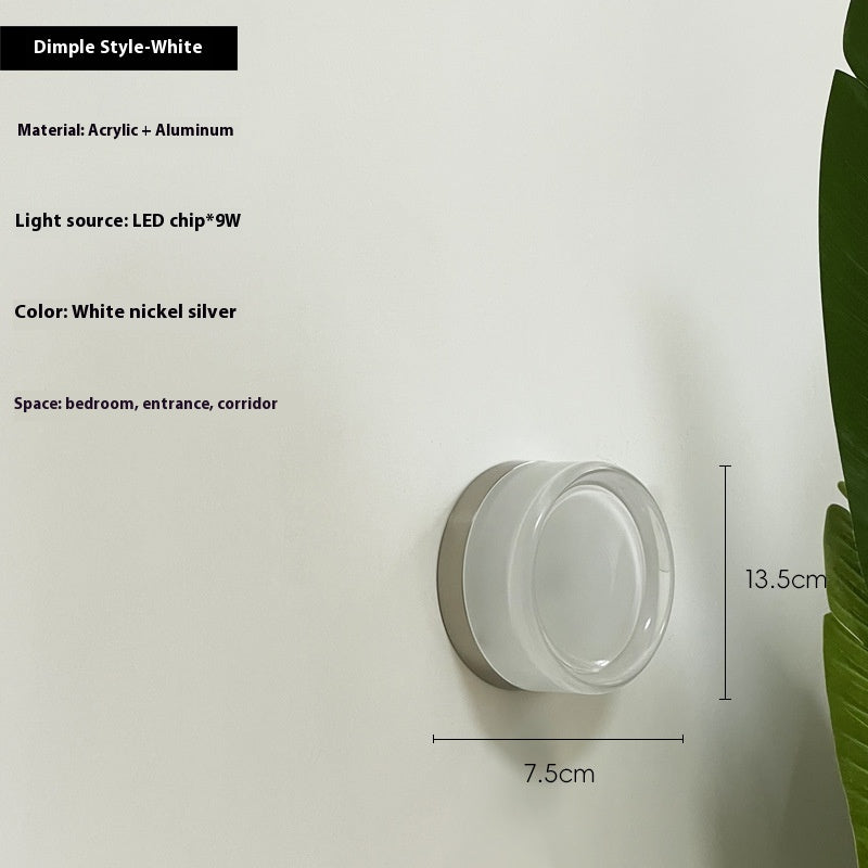 Nordic Textured Glass Wall Sconce