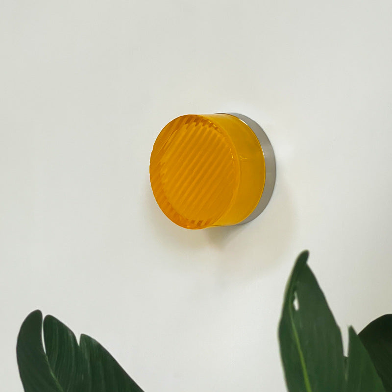 Nordic Textured Glass Wall Sconce