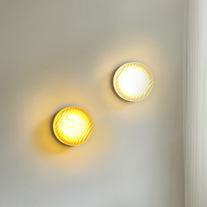 Nordic Textured Glass Wall Sconce