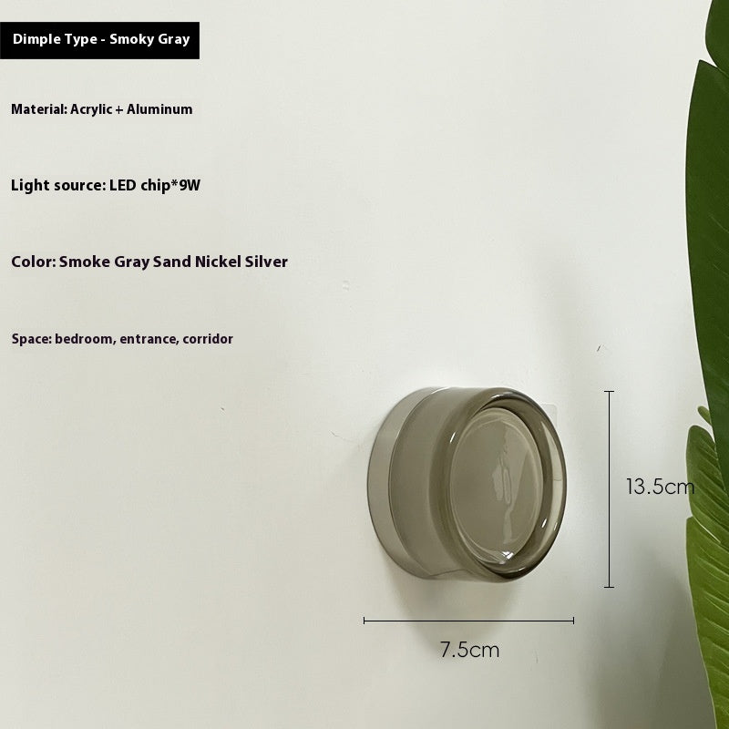 Nordic Textured Glass Wall Sconce