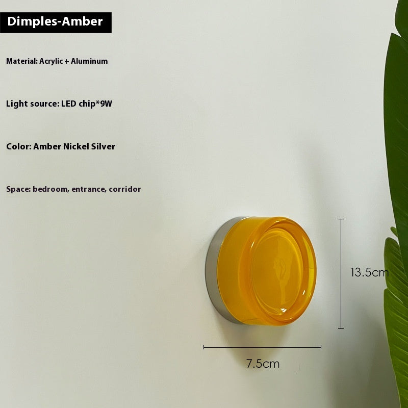 Nordic Textured Glass Wall Sconce