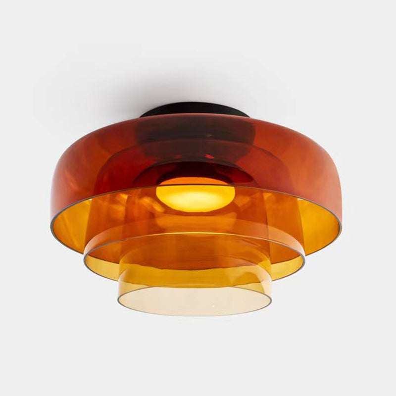 Nordic Retro Three-Tier Ceiling Light