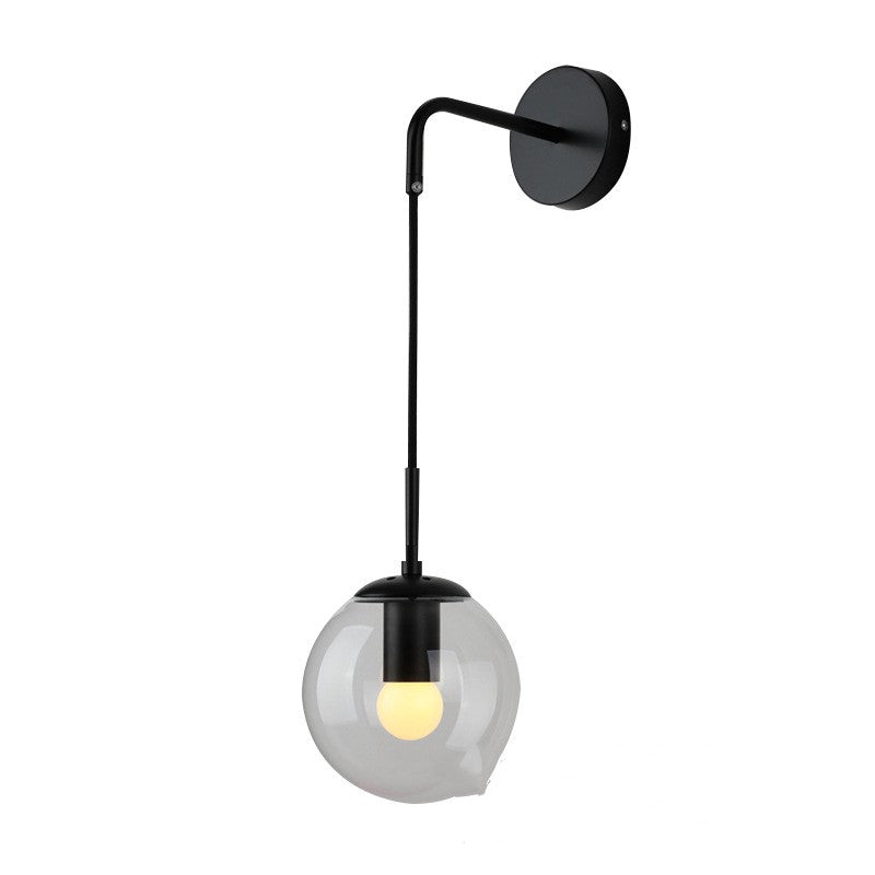 Nordic Glass Bedside Wall Light