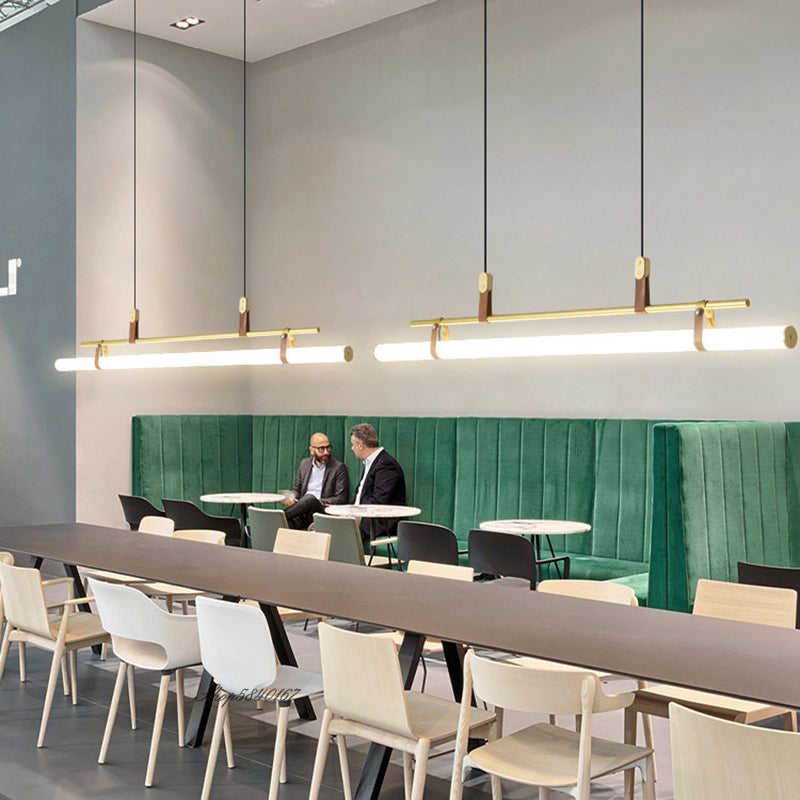Modern Linear Pendant Light for Dining & Bar Areas