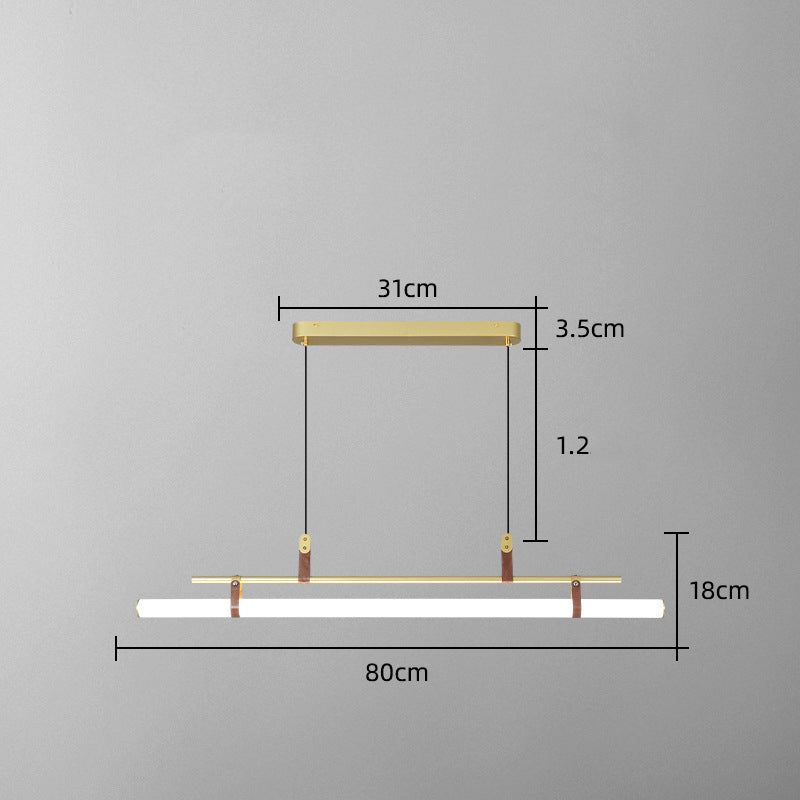 Modern Linear Pendant Light for Dining & Bar Areas