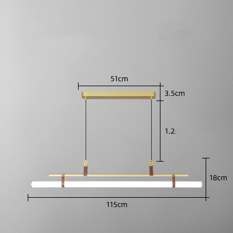 Modern Linear Pendant Light for Dining & Bar Areas