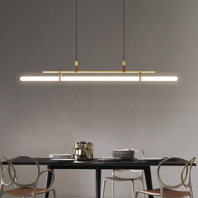 Modern Linear Pendant Light for Dining & Bar Areas