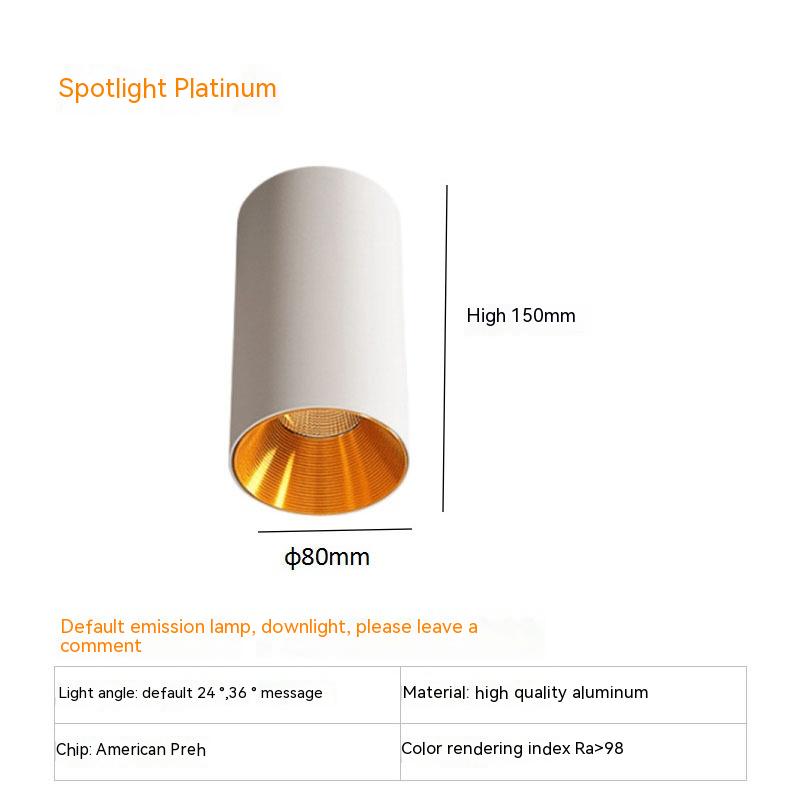 Anti-Glare Surface Mounted LED Spotlight